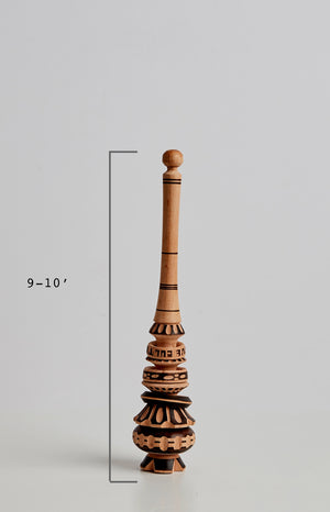 Hand Carved Wooden Molinillos -2 sizes