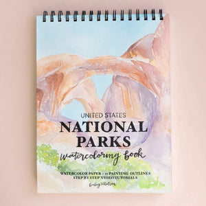 National Parks Watercolor Workbook