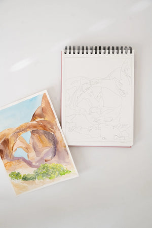 National Parks Watercolor Workbook