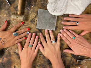 NEW Silversmithing Class  Build your own Sterling Silver Ring June 16th 6-8
