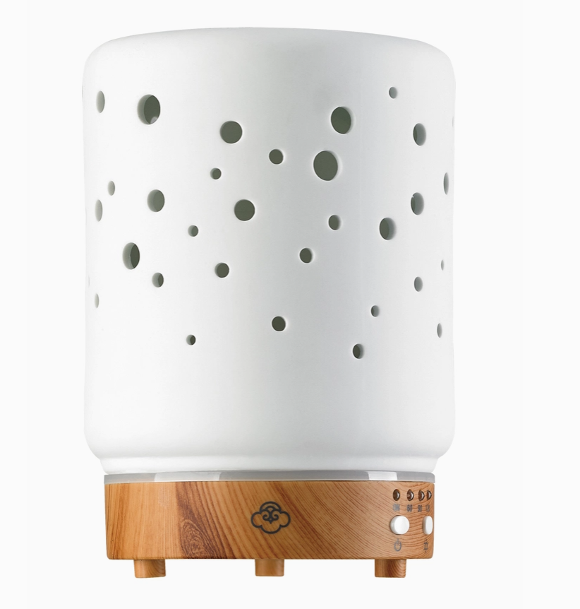 Starlight White Ceramic Essential Oil Diffuser