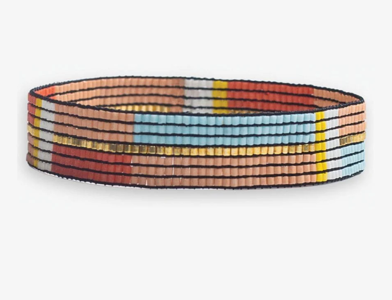 Color Block Skinny Stretch Bracelets