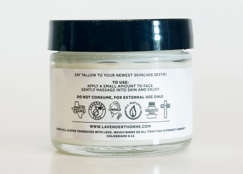 Tallow Facial Moisturizer