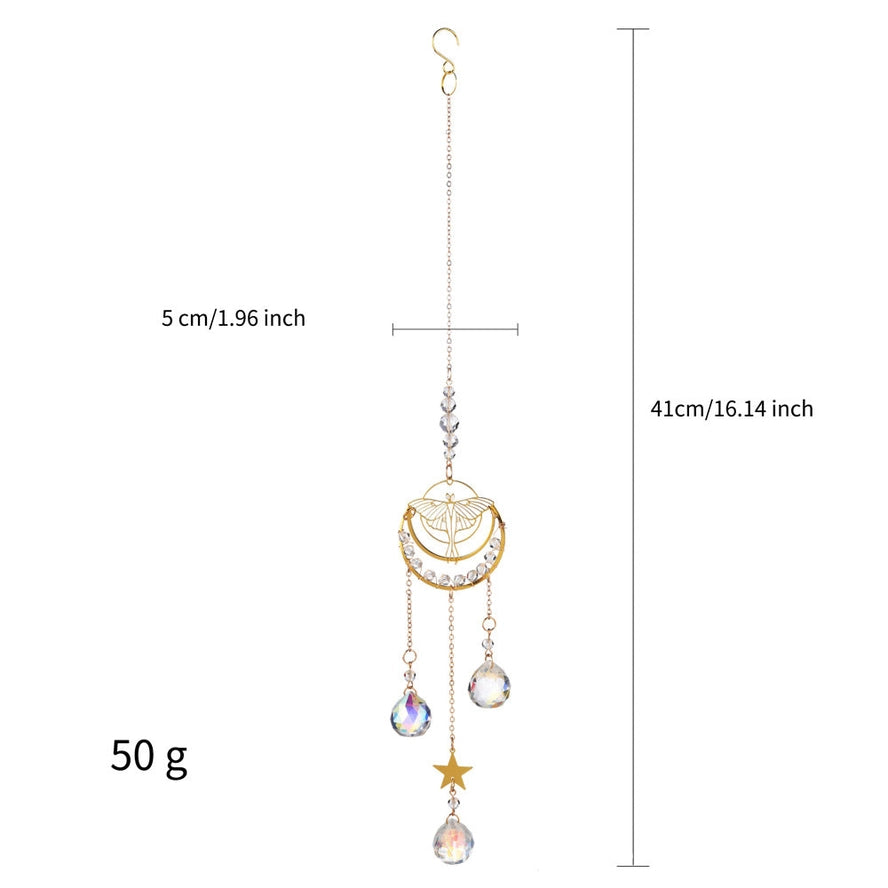 Moth & Moon Sun Catcher