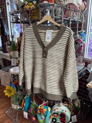 Taupe Sweater in Natural Light 