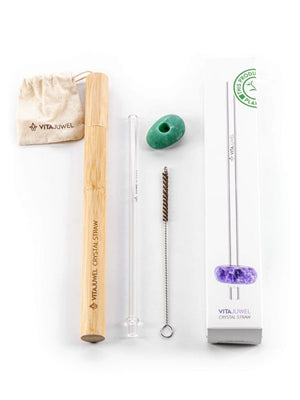 VitaJuwel Aventurine Straw