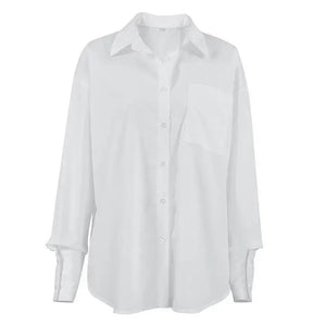 White Button Down Top