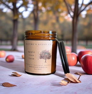Beeswax Wooden Wick Candles-8oz