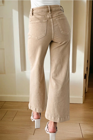 Apricot Jeans Cropped Center Seam