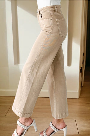 Apricot Jeans Cropped Center Seam