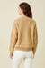 Latte Cable Knit Sweater