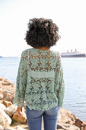 Crochet Floral Petal Wrap