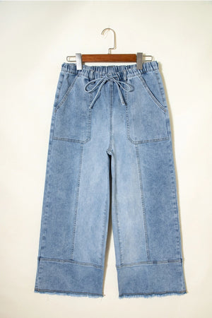 Wide Leg Beau Blue Jeans