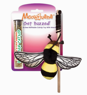 Refillable Bumble Bee Catnip Toy