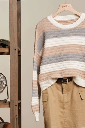 Multi-Color Striped Sweater