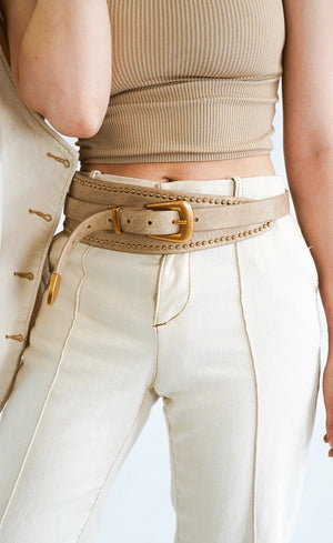 Studded Western Belt