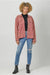 Washed Berry Terry Fleece Jacket