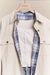 Reversible Blue & White Corduroy/Plaid Shirt