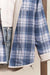 Reversible Blue & White Corduroy/Plaid Shirt