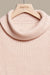 Blush Mock Neck Embroidered Sweater