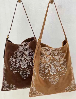 Embroidered Boho Shoulder Bag