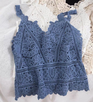 Crochet Lace Boho Tank