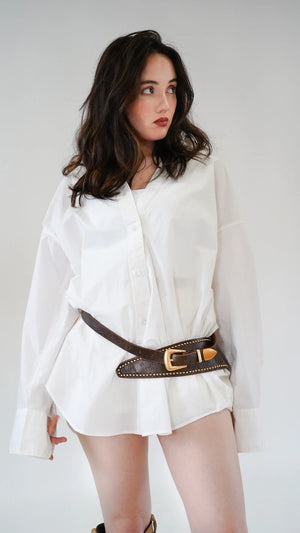 Studded Western Belt