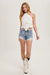 White Flower Halter Tank
