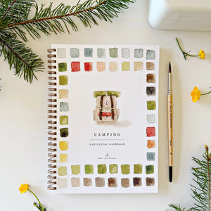 Watercolor Workbooks with a Free paint lesson