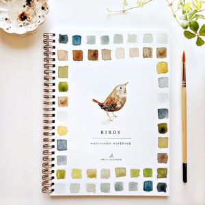Watercolor Workbooks with a Free paint lesson