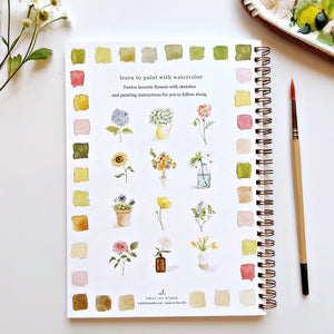 Watercolor Workbooks with a Free paint lesson