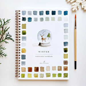 Watercolor Workbooks with a Free paint lesson