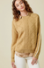 Latte Cable Knit Sweater