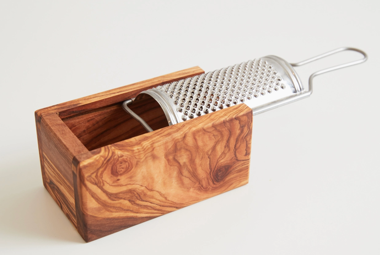 Olivewood Italian Cheese Grater Box