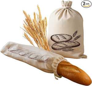 Cloth & Linen Reusable Bread Bags