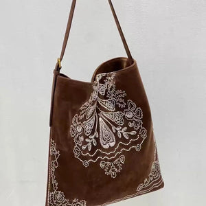 Embroidered Boho Shoulder Bag