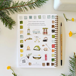 Watercolor Workbooks with a Free paint lesson