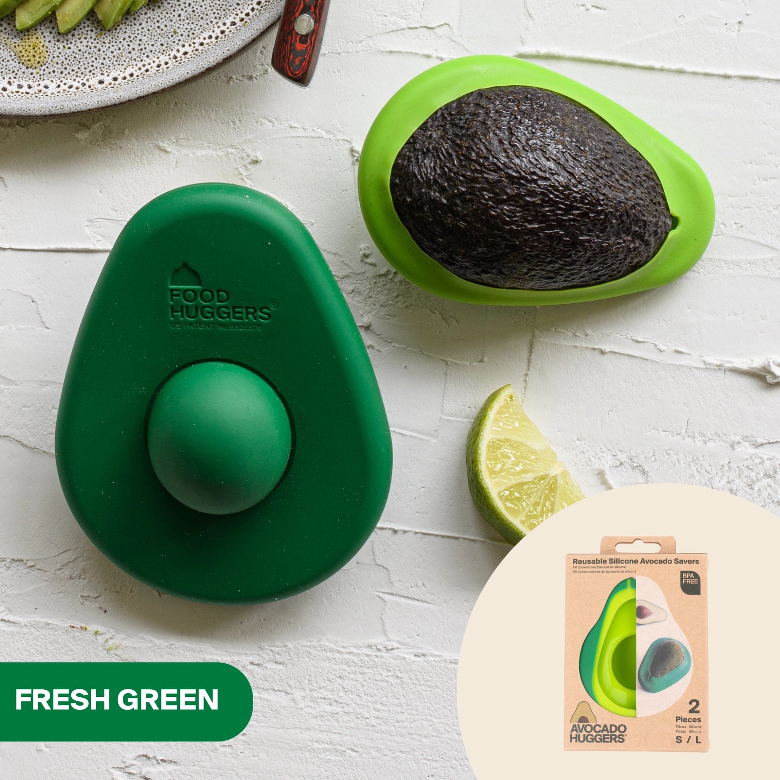 Reusable Silicon Avocado Savers- Set of 2