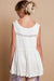 Ivory Babydoll V-Neck Tank Top