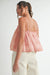 Pink Embroidered Tank Top