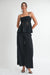 Black Crochet Babydoll Tank Top