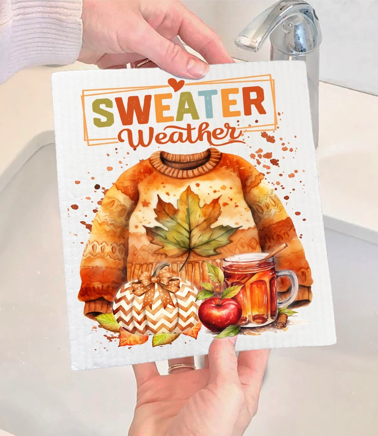 Sweater Weather Dishcloth