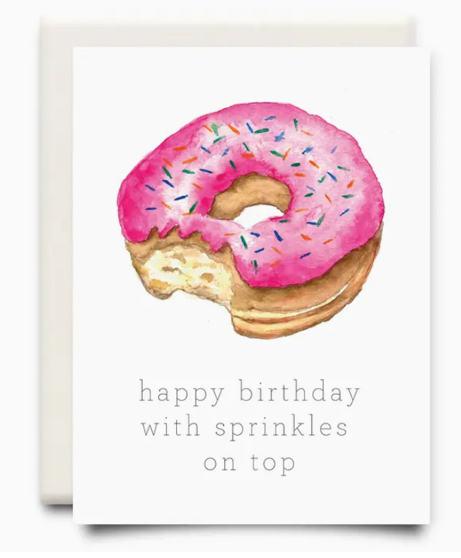 Sprinkles On Top Birthday Card