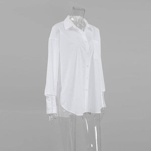 White Button Down Top
