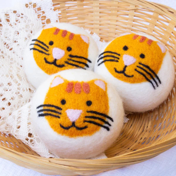 Cat Eco Wool Dryer Balls