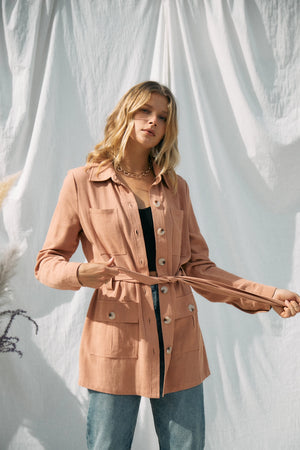 Dusty Rose Lightweight Jacket