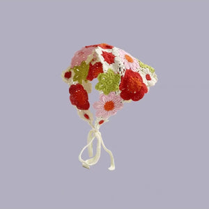 Crochet Flower Bandanas