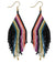 Luxe Striped Rainbow Earrings