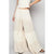 Small Raw Edge Double Gauze Almond Pants