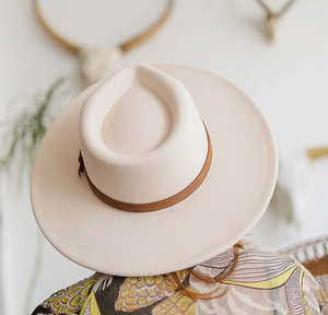 Wide Brim Buckle Hats